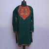 Green Poshbagh Cashmilon Short Kashmiri Pheran (L38)