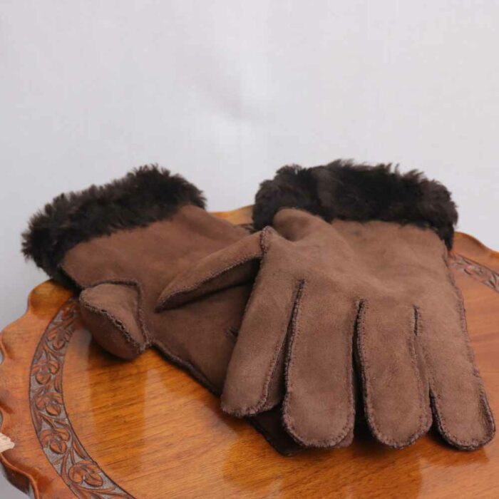 Brown Altamash Leather Gloves