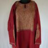 Maroon Posh Badami Wool Kashmiri Sozni Handwork Designer Pheran