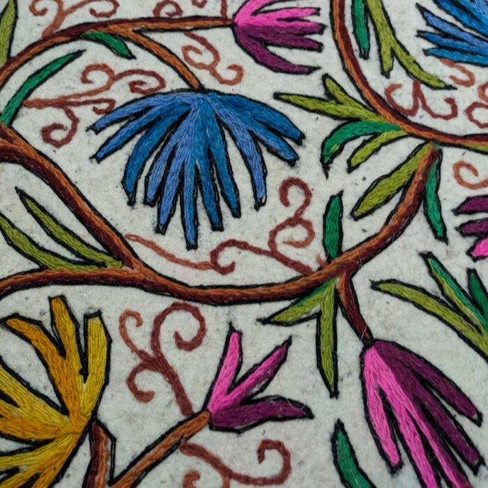 Chinari Handmade Aari Embroidered Namda 3FT - Image 2