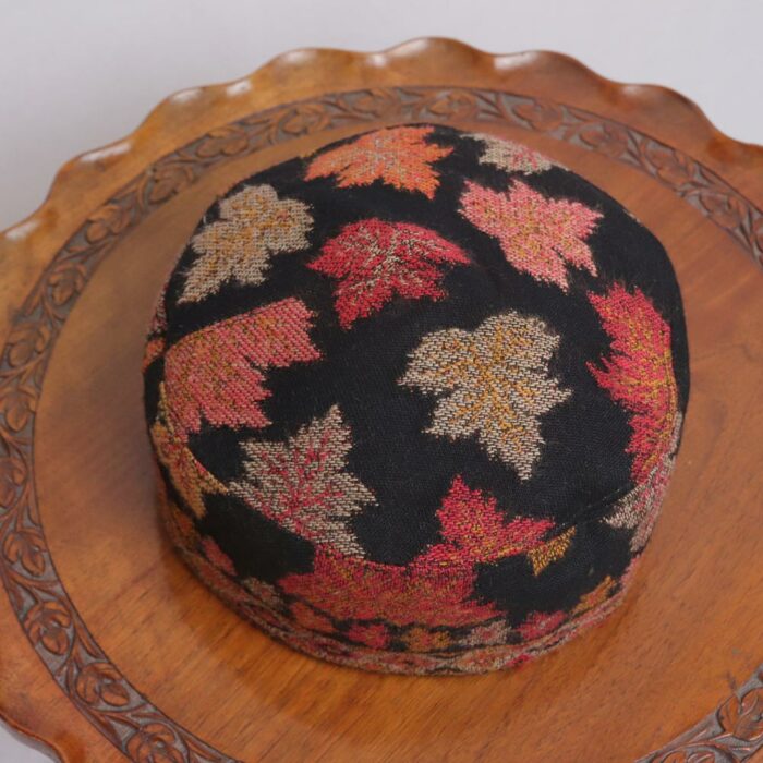Black Chinari Kani Cap Ze Border - Image 2