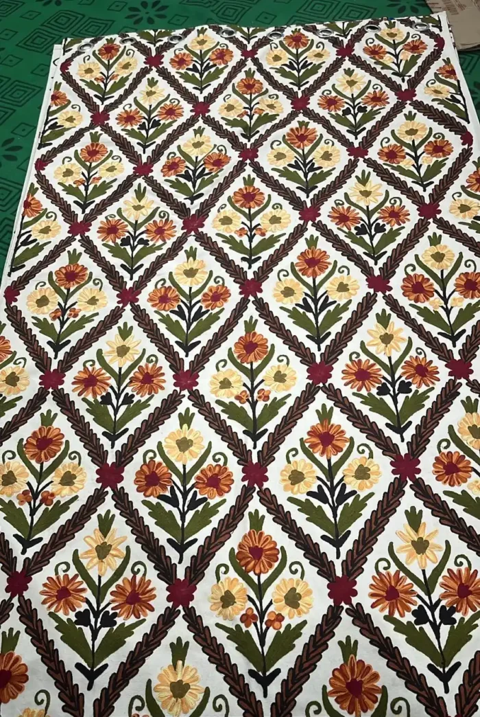 Shahi Crewel Work Curtain - Image 2