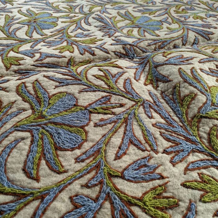 Large Handmade Aharbal Namda Rug 6ft - Image 3