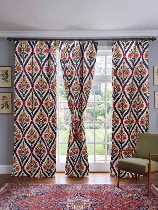 Shahi Crewel Work Curtain