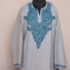 Grey Ruby Cotton Aari Kashmiri Co-ord Set