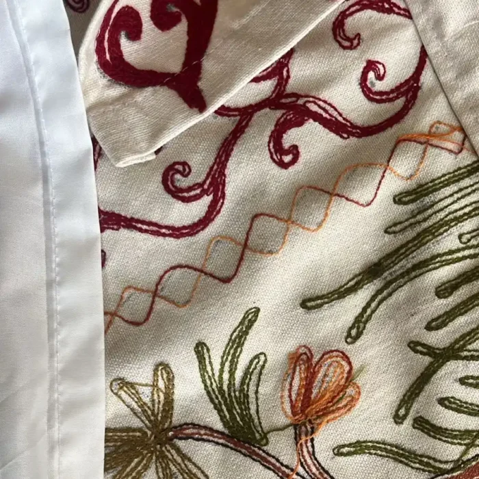 Mughlai Crewel Work Curtain - Image 2