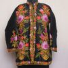 Black Silk Aari Short Jacket