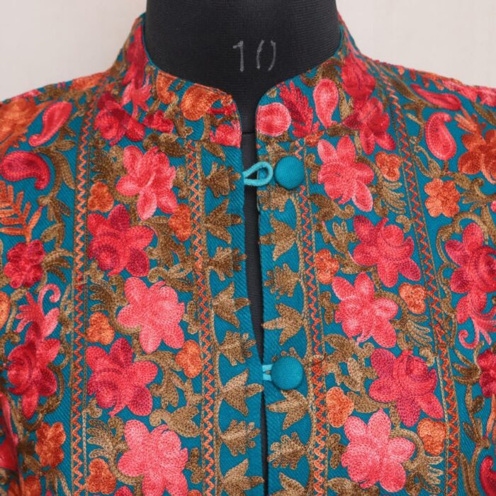 Ferozi Aari Cashmilon Kashmiri Short Jacket - Image 2