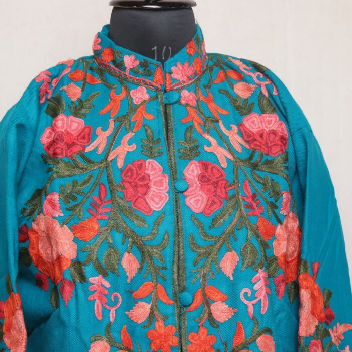 Ferozi Aari Cashmilon Kashmiri Jacket - Image 2