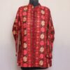 Maroon Aari Cashmilon Kashmiri Short Jacket