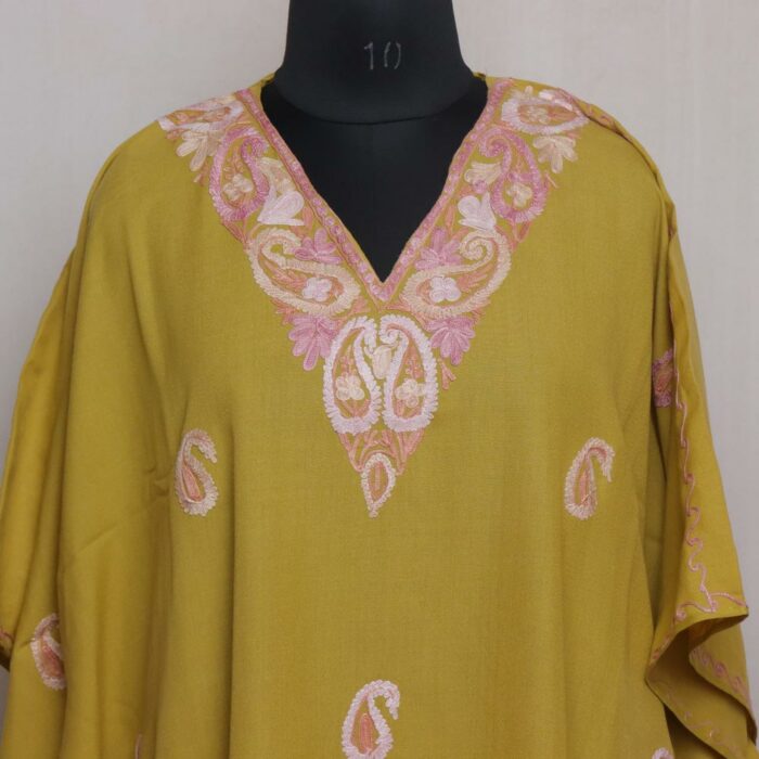 Vintage Kashmiri Kaftan with Aari Embroidery - Image 2