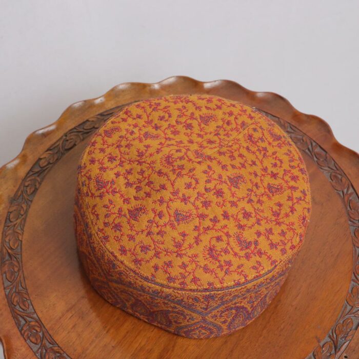 Mustard Shahi Kani Cap - Image 2
