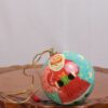 Paper Mache Handmade Santa Hanging Ball