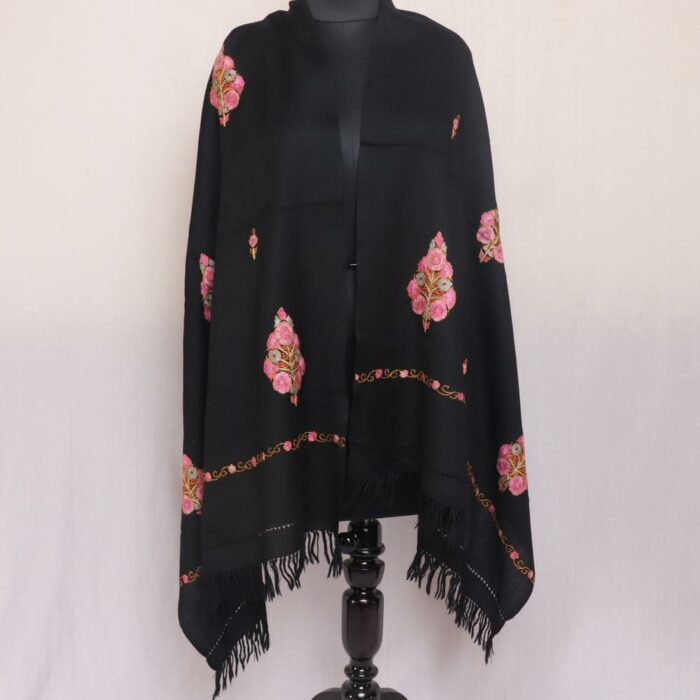 Kruhun Pari Paper Mache Sozni Handwork Stole - Image 2