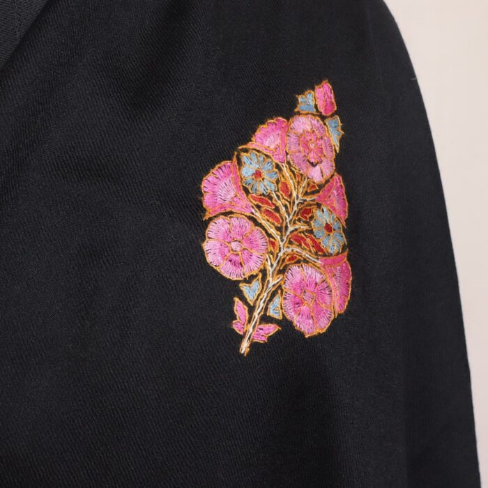 Kruhun Pari Paper Mache Sozni Handwork Stole - Image 3