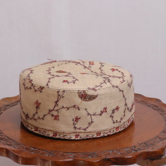 Elegant Toosha Sozni Handwork Cap