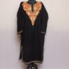 Black Sopori Kashmiri Pheran with Aari Embroidery
