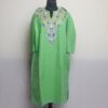 Light Green Kashmiri Pheran With Aari Work