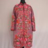 Lavendar Pink Flower Aari Cashmilon Kashmiri Jacket