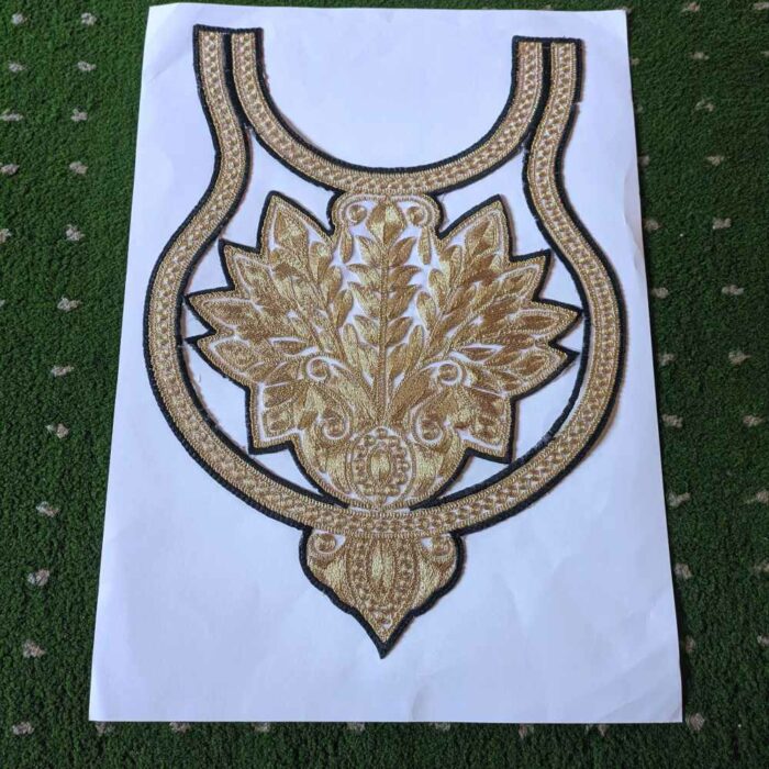 Golden Cup Neck Tilla Patch