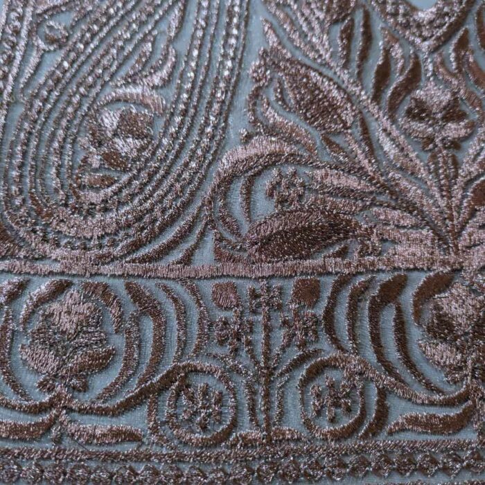 Copper Jhelum Cutwork Tilla Patch - Image 2