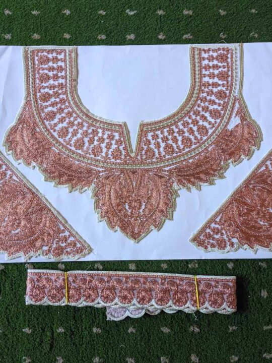 Bumbro Copper Cutwork Tilla Patch Set