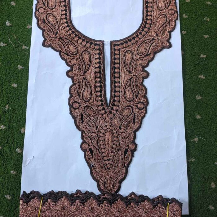 Wine Copper Tilla Patch With Border 1.5m