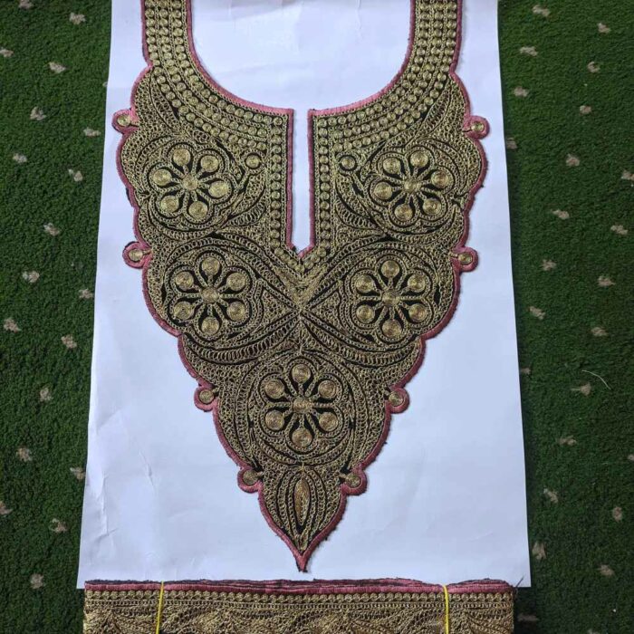 Golden Amara Peach Outline Tilla Patch With Border 3m