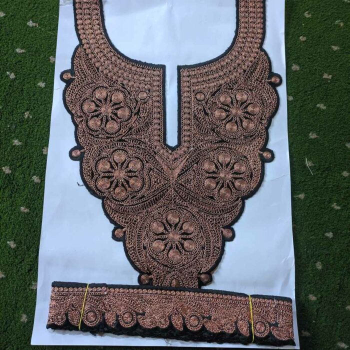 Copper Amara Black Outline Tilla Patch With Border 3m