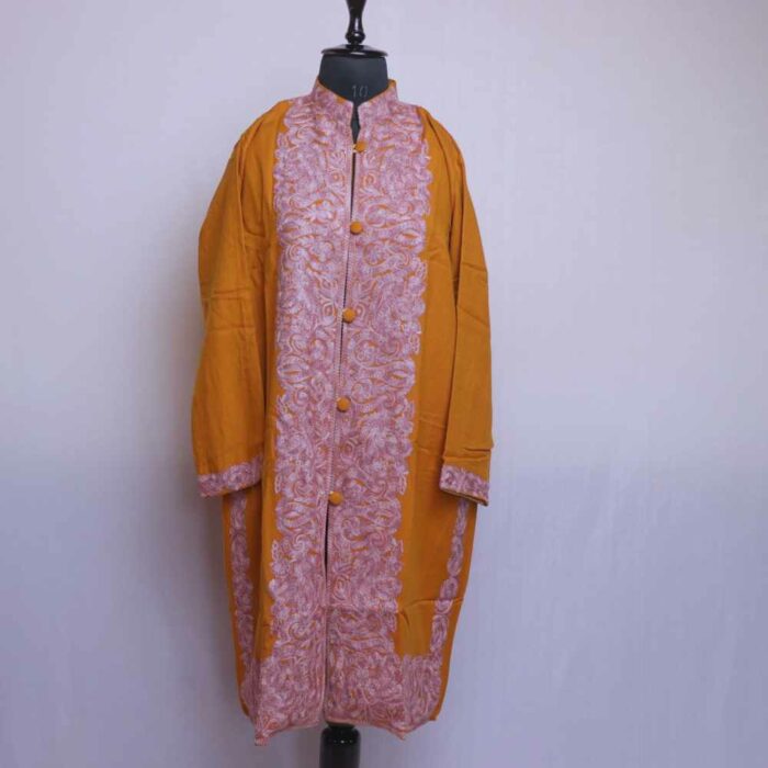 Mustard Aari Cashmilon Jacket