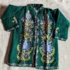 Green Gulmarg Kashmiri Kids Coat With Ari Work (L 17.5)
