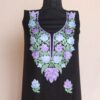 Black Lilac Balgarden Woolen Kashmiri Suit With Aari Work