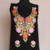 Black Aftabi Balgarden Woolen Kashmiri Suit With Aari Work