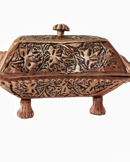 Mehjabeen Copper Butter Dish With Lid