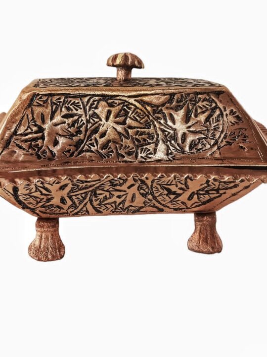 Mehjabeen Copper Butter Dish With Lid
