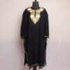 Black Floral Kashmiri Winter Aari Pheran