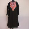 Black Gurezi Kashmiri Winter Aari Pheran