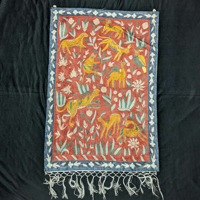 Kashmiri Handmade Chainstitch Wall Hanging