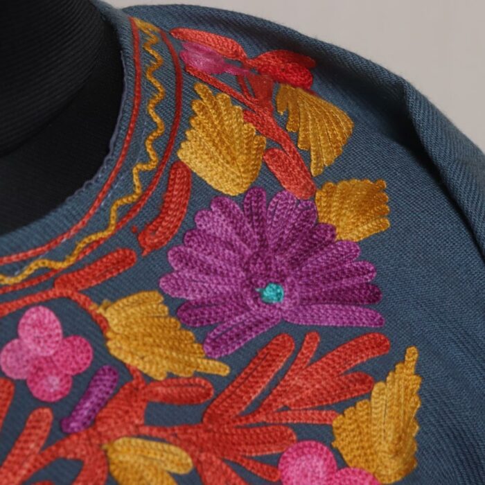 Kashmiri Pheran with Aari Embroidery - Image 3