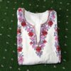 White Sukoon Cashmilon Traditional Kids Ari Pheran (L22.5)