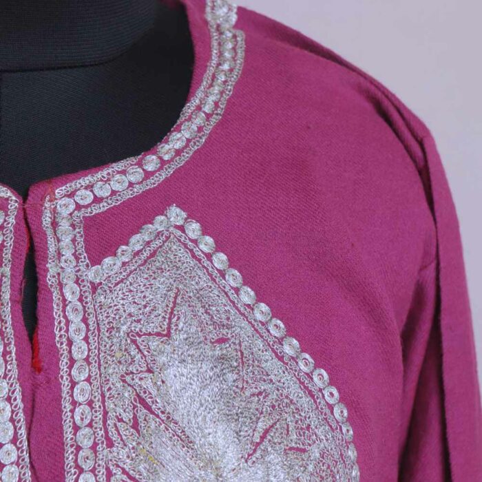 Pink Beena Raffal Pheran With Tilla L40 - Image 3