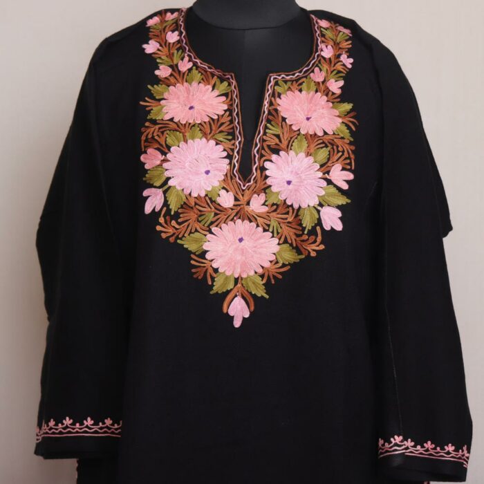 Kruhun Posh Cashmilon Winter Aari Pheran - Image 3