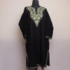 Black Sajida Cashmilon Winter Aari Pheran