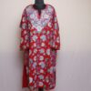 Red Pure Wool Jama Aari Kashmiri Pheran