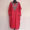 Pink Pure Wool Kashmiri Sozni Pheran