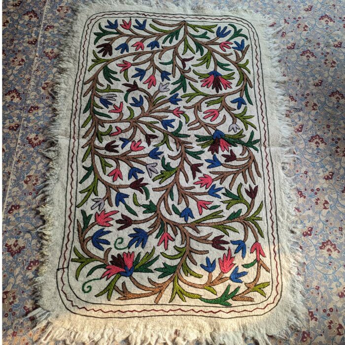 Pure Wool Handmade Hakak Namda Rug 3x5