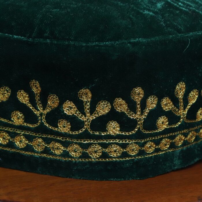 Green Velvet Tilla Cap - Image 3