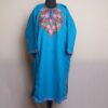 Ferozi Blue Kashmiri Pheran With Aari Work