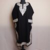 Amara Black Border Pheran with Aari Work