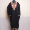 Black Posh Kashmiri Pheran With Aari Work